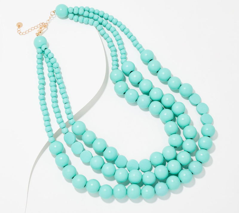 Susan Graver Multi-Strand Beaded Necklace — View 12