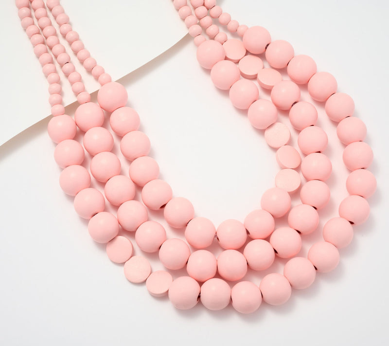 Susan Graver Multi-Strand Beaded Necklace — View 7