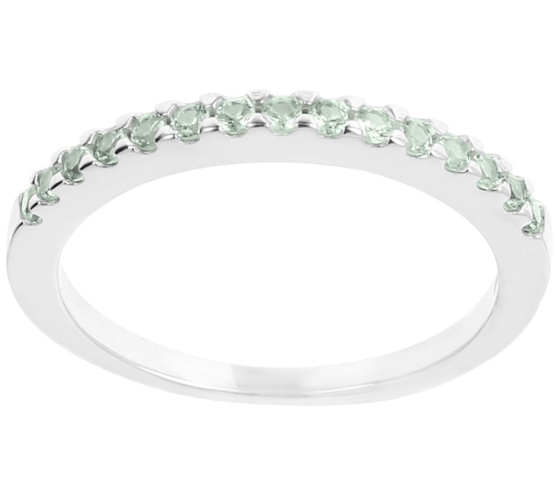 Diamonique 0.40 cttw Stackable Band Ring, Sterl ng Silver — Main view