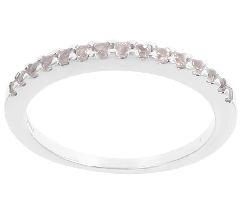 Diamonique 0.40 cttw Stackable Band Ring, Sterl ng Silver — View 9
