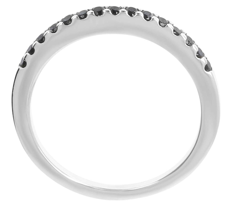 Diamonique 0.40 cttw Stackable Band Ring, Sterl ng Silver — View 15