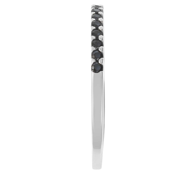 Diamonique 0.40 cttw Stackable Band Ring, Sterl ng Silver — View 14
