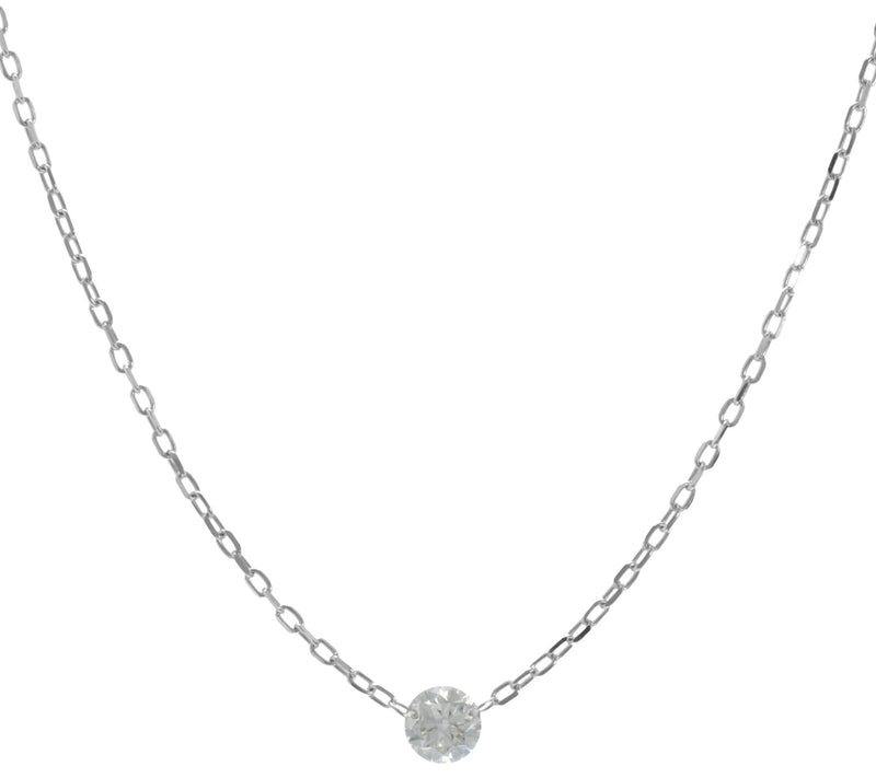 Affinity Diamonds 0.30 cttw Diamond Necklace, 14K White Gold — Main view