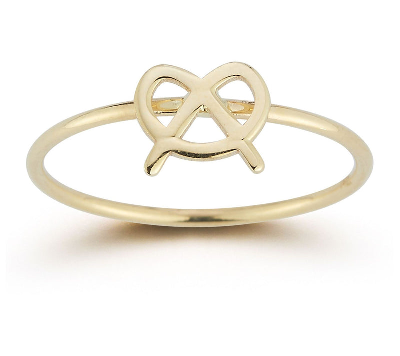 Luminosa Gold Pretzel Ring, 14K — Main view
