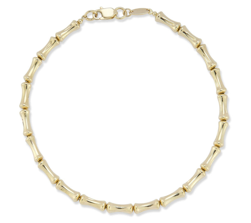 Luminosa Gold U-Link Chain Bracelet, 14K — View 4