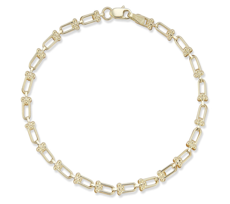 Luminosa Gold U-Link Chain Bracelet, 14K — Main view