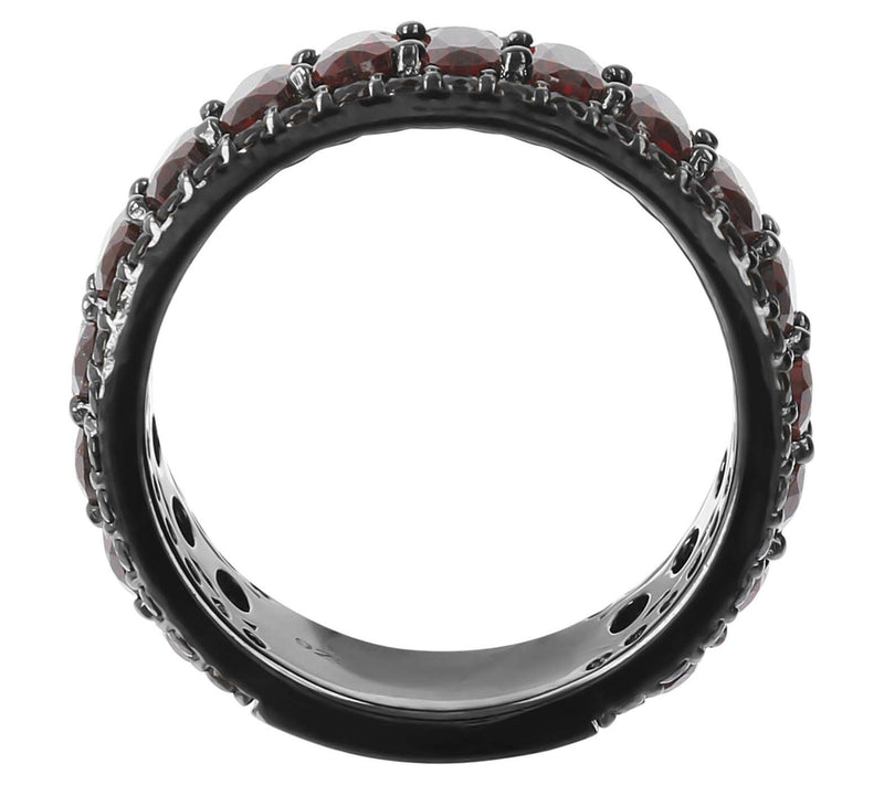 Mistero Gemstone Band Ring, Sterling Silver — View 7