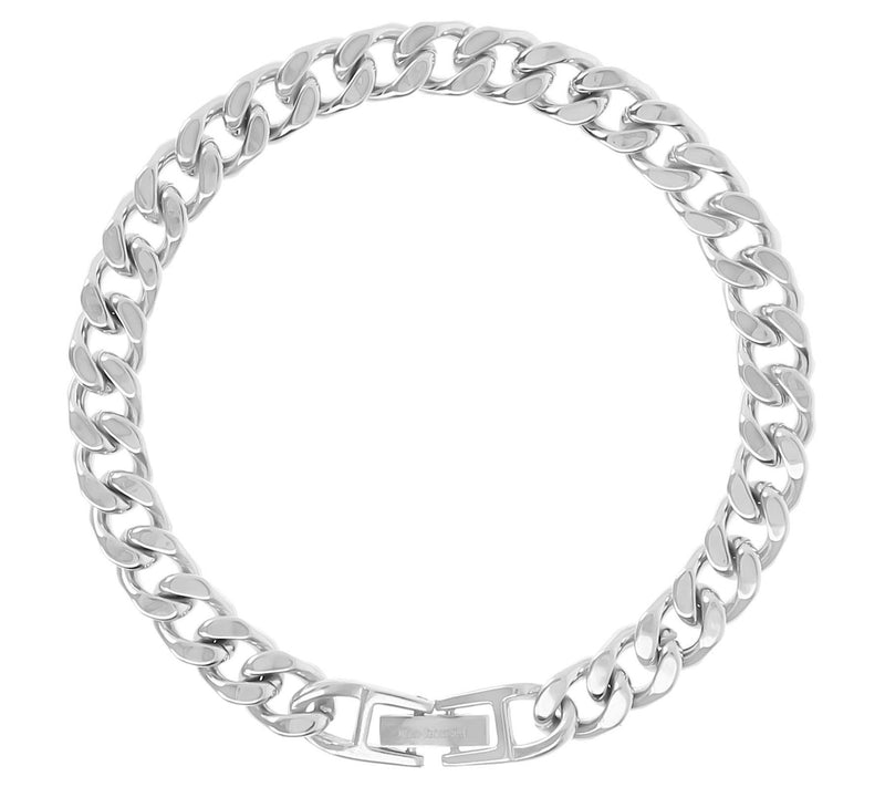 Mistero For Him Polished Figaro Bracelet, Stainless Steel — Main view