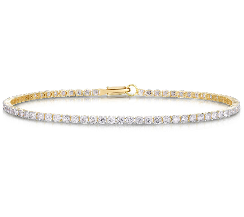 Affinity Diamonds 3.00 cttw Tennis Bracelet, 14K Gold — View 5