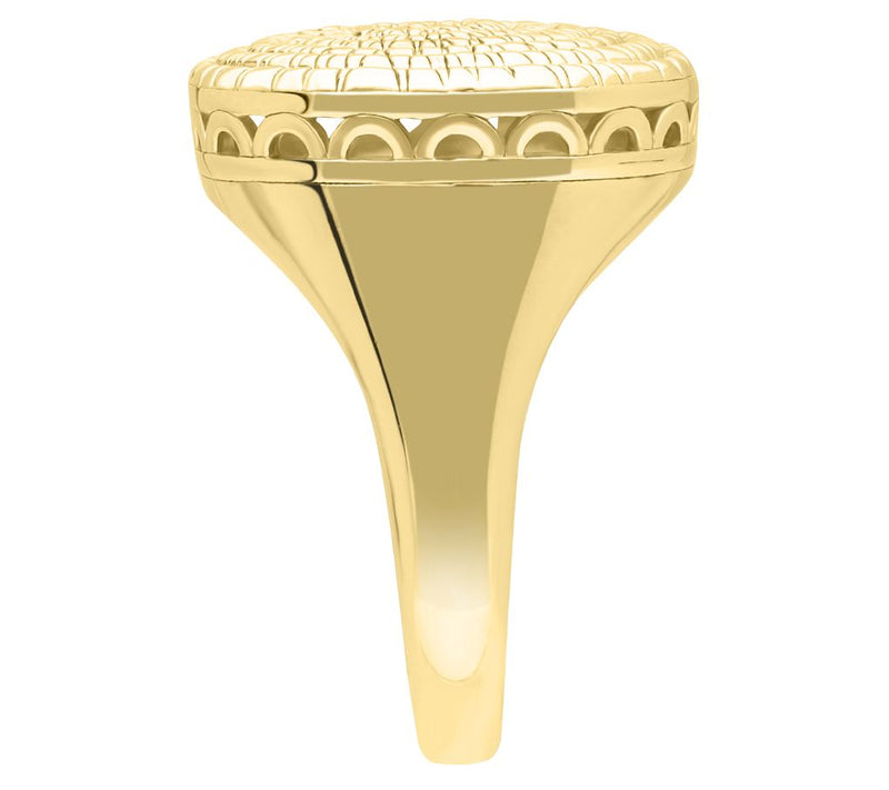 Elyse Ryan 14K Gold Clad Nautilus Ring — View 3