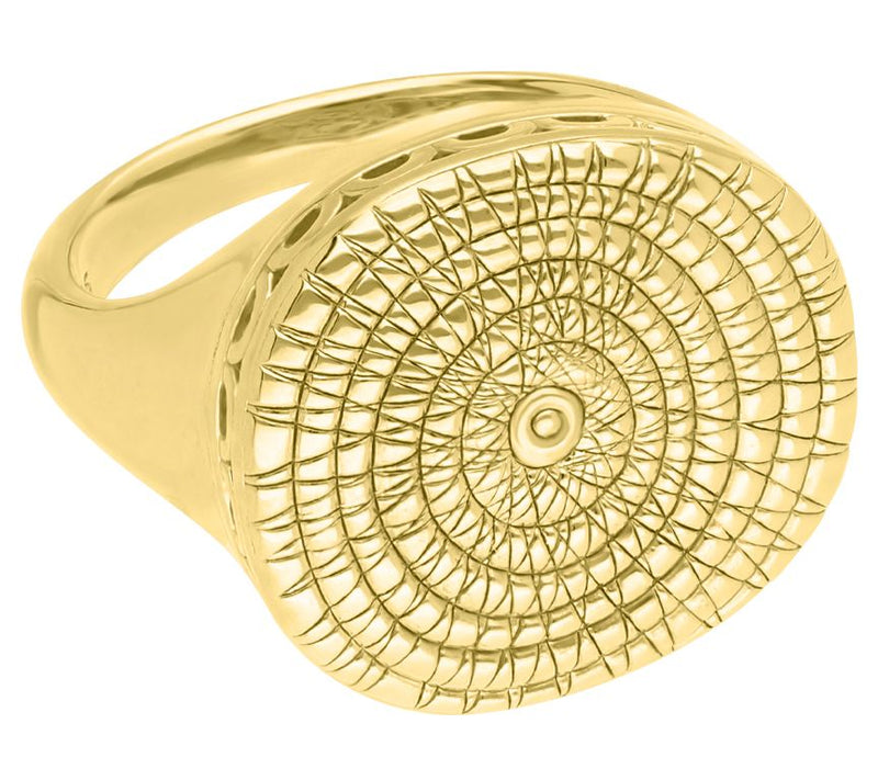 Elyse Ryan 14K Gold Clad Nautilus Ring — Main view
