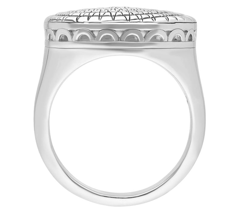 Elyse Ryan Sterling Silver Nautilus Ring — View 2