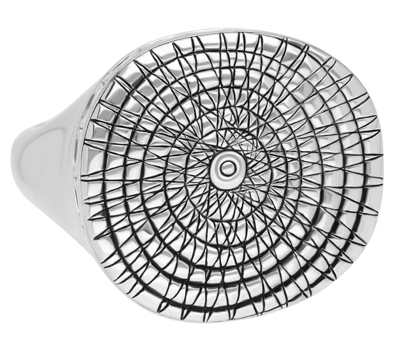 Elyse Ryan Sterling Silver Nautilus Ring — Main view