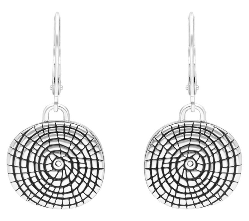 Elyse Ryan Sterling Silver Nautilus Earrings — Main view