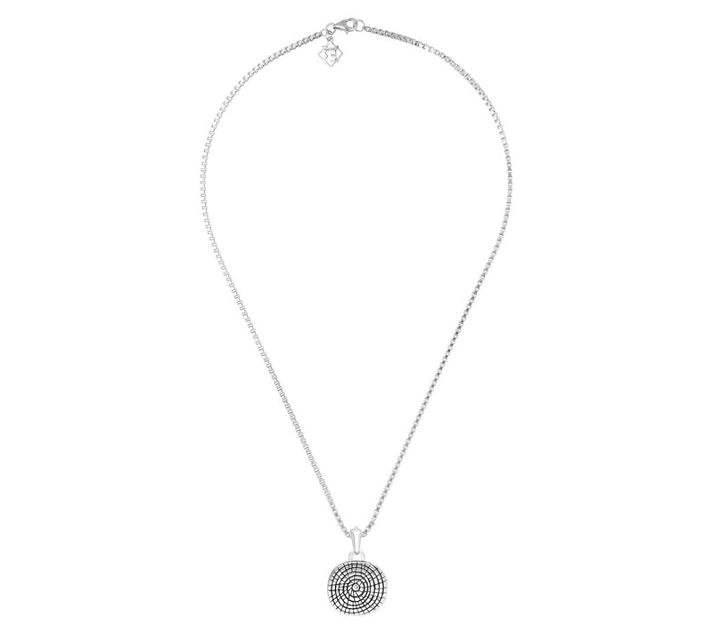 Elyse Ryan Sterling Silver Nautilus Pendant with Chain — View 4