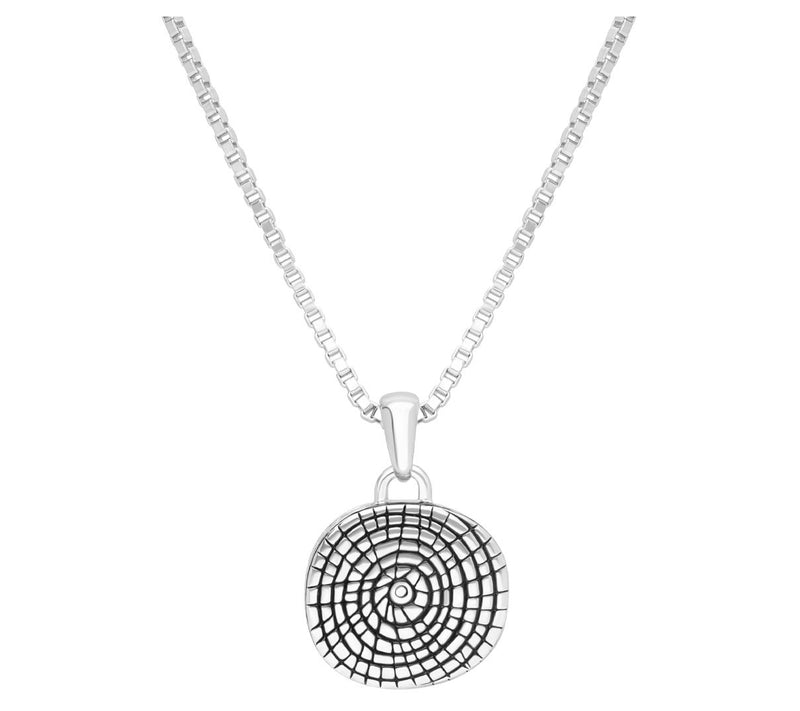 Elyse Ryan Sterling Silver Nautilus Pendant with Chain — Main view
