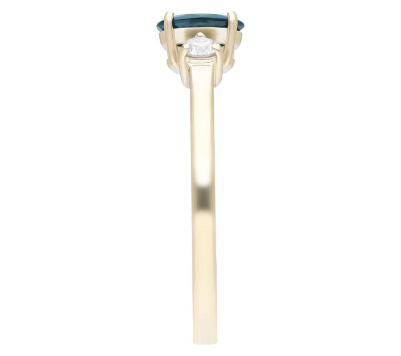 Ariva 14K Gold Sapphire & Diamond Accent Ring — View 3