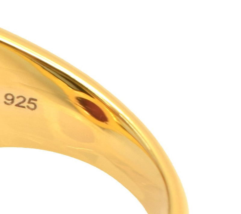 Affinity Gems Red Dyed Bamboo Ring, 14K Gold Pl ated — View 7
