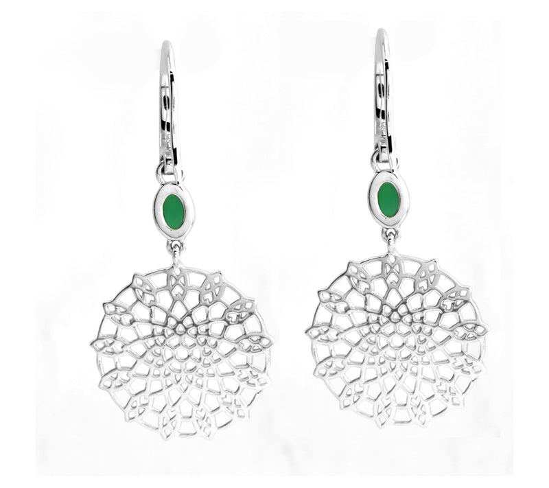 Affinity Gems Chalcedony Dangle Earrings, Sterling — View 5