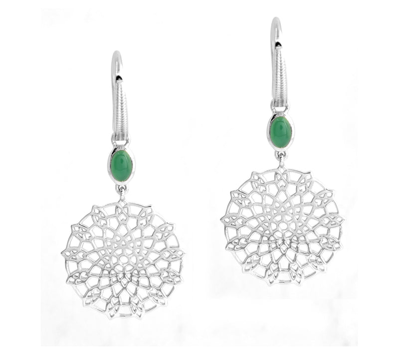 Affinity Gems Chalcedony Dangle Earrings, Sterling — View 3