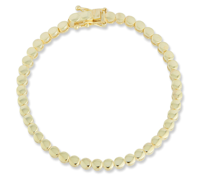 Sterlina Silver Round Link Tennis Bracelet, Sterling — View 5