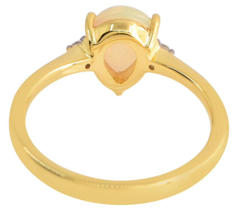Affinity Gems Ethiopian Opal & Topaz Ring, 14Kold Plated — View 5
