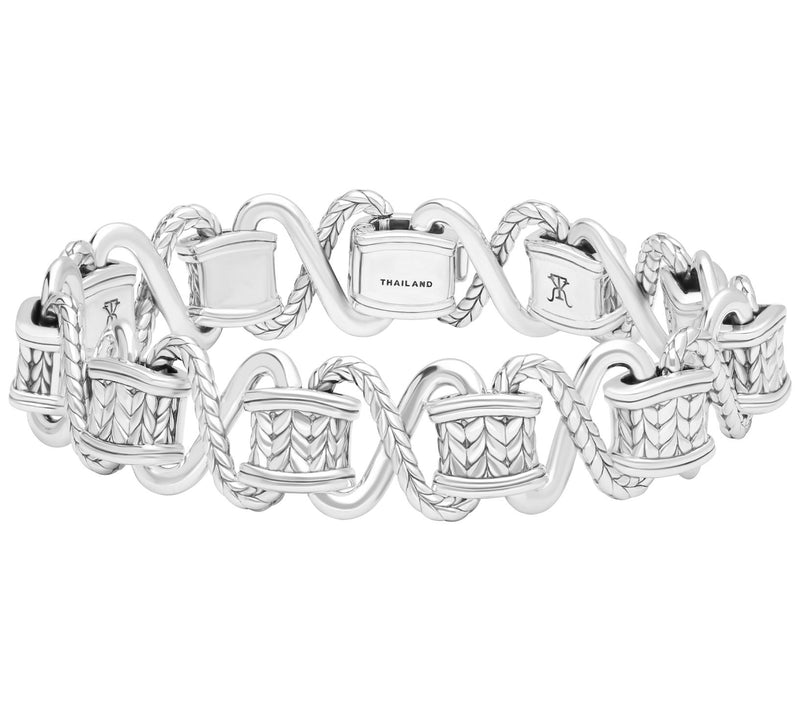 Tiffany Kay Studio Sterling Herringbone Infinity Bracelet — Main view
