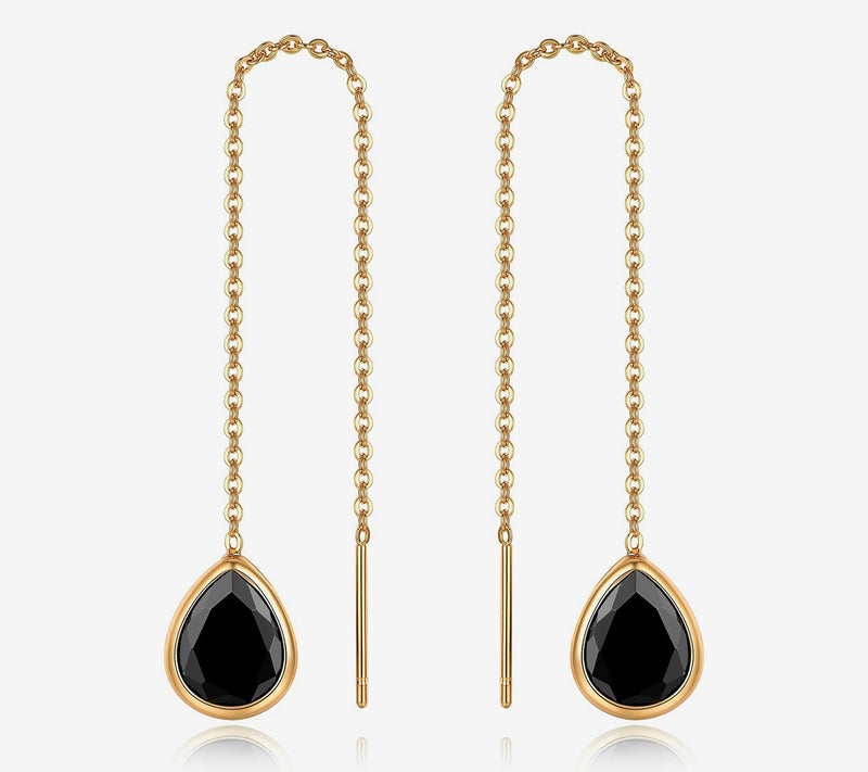 Ettika Barely There Chain Dangle Earrings — Main view