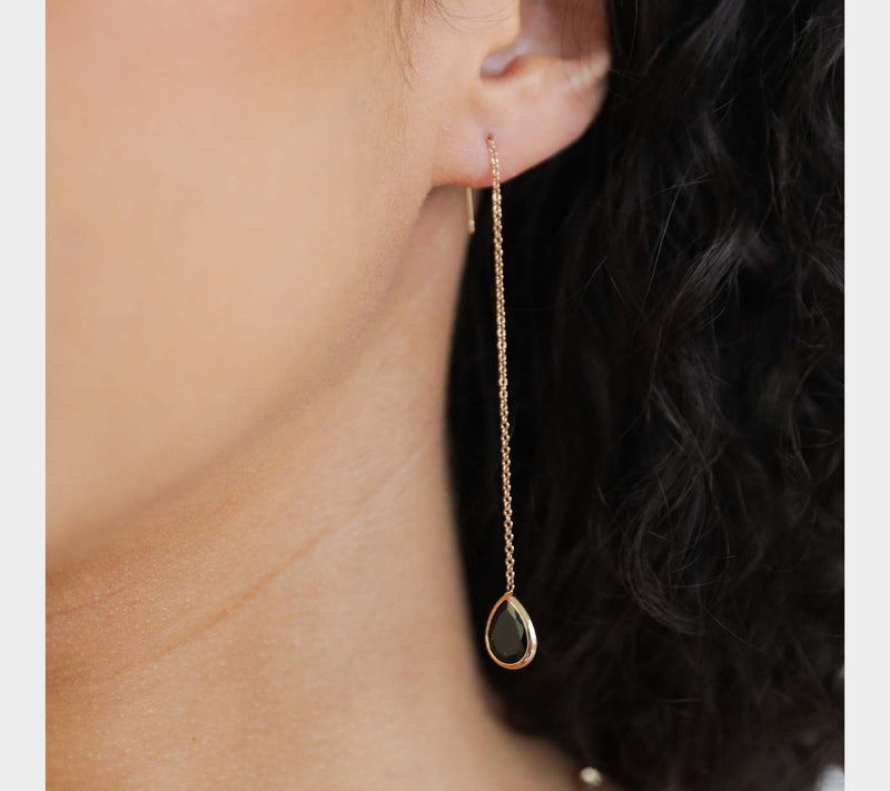 Ettika Barely There Chain Dangle Earrings — View 14