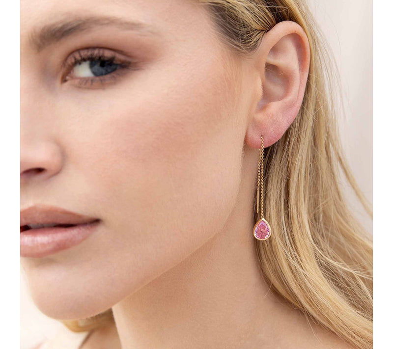 Ettika Barely There Chain Dangle Earrings — View 16
