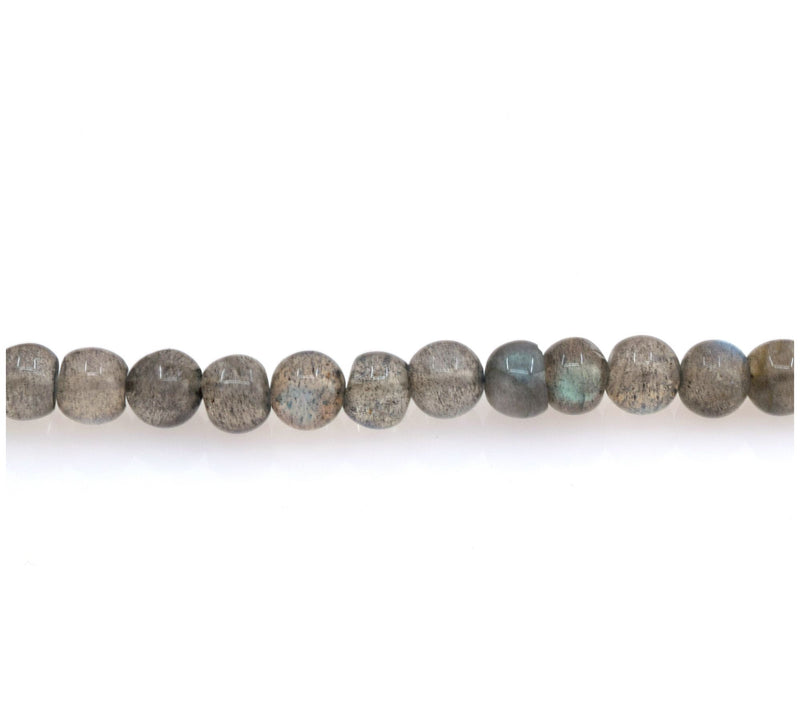 Sterling Silver Labradorite Beaded Necklace — View 6