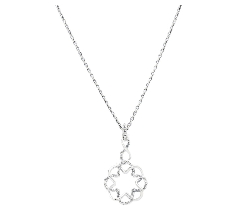 Tiffany KayStudio Sterling Silver Infinity Pendant w/ Chain — View 3