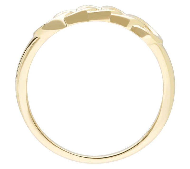 Ariva 14K Gold Linked Circle Ring — View 2