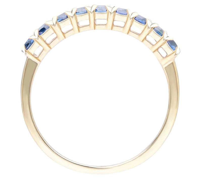 Ariva 14K Gold Stackable Gemstone Band Ring — View 8