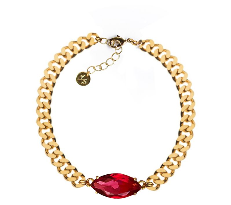 Adriana Pappas Designs Marquise Station Bracelet — View 5