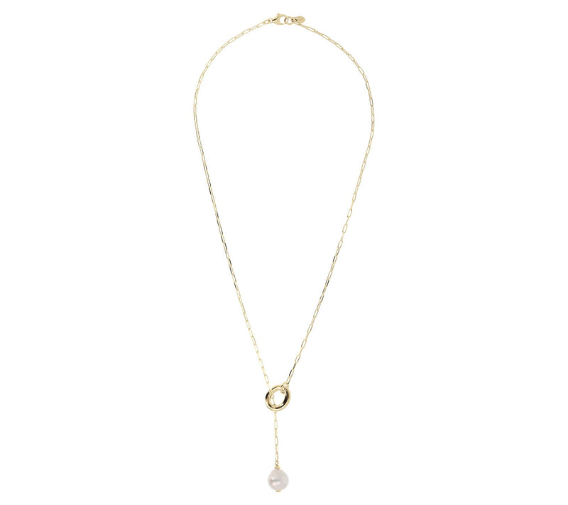 Honora Sterling Silver Cultured Ming Pearl Y-Necklace — View 8