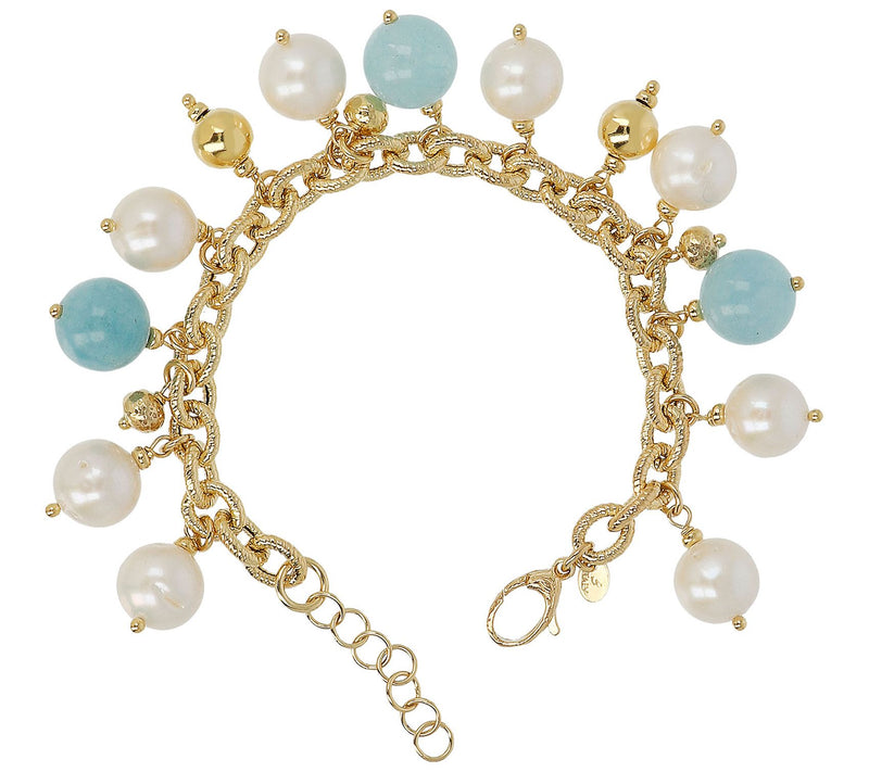 Honora Bronze Cultured Pearl & Gemstone Bracelet — View 3