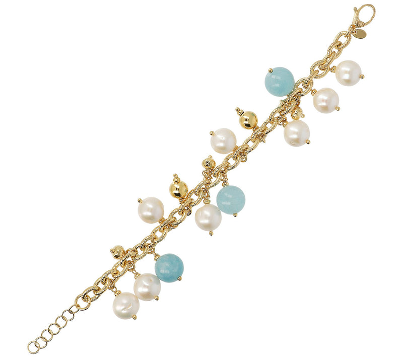 Honora Bronze Cultured Pearl & Gemstone Bracelet — View 4
