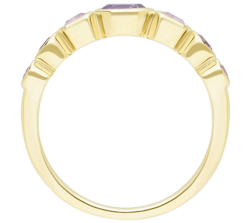 Ariva 14K Gold Royal Multi-Gemstone Ring — View 2