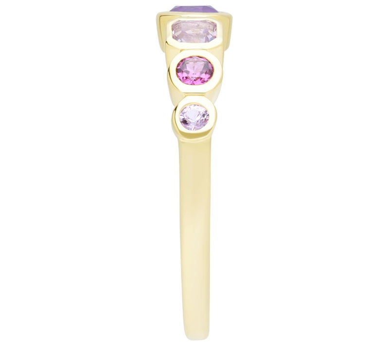 Ariva 14K Gold Royal Multi-Gemstone Ring — View 3