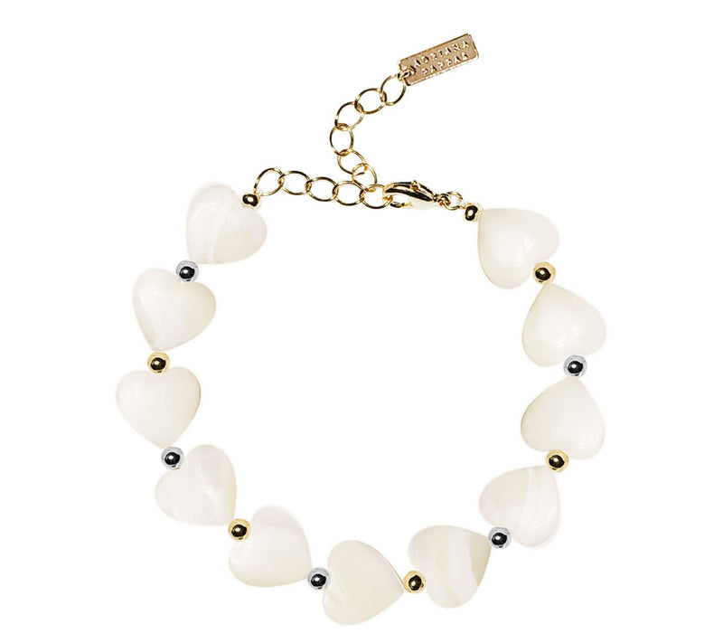Adriana Pappas Designs Mother of Pearl Sweetheart Bracelet — Main view