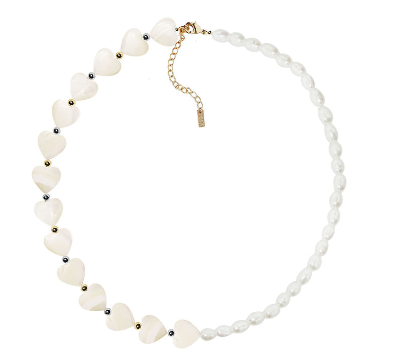 Adriana Pappas Designs Mother of Pearl Sweetheart Choker — Main view