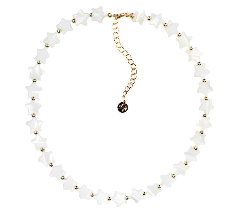 Adriana Pappas Designs Mother of Pearl Stardust Choker — Main view