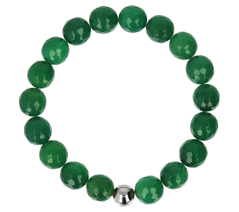 Louis Dell'Olio White Bronze G emstone Bead St retch Bracelet Bracelet — Main view