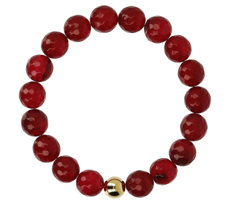 Louis Dell'Olio Yellow Bronze Gemstone Bead S tretch Bracelet Bracelet — View 5