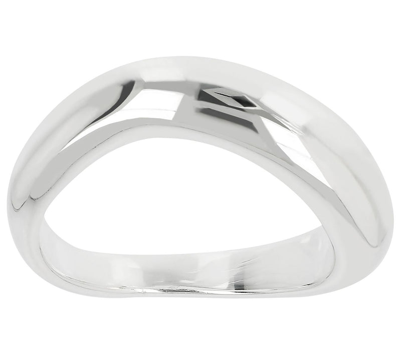 Louis Dell'Olio Sterling Celestial Polished Band Ring — View 3