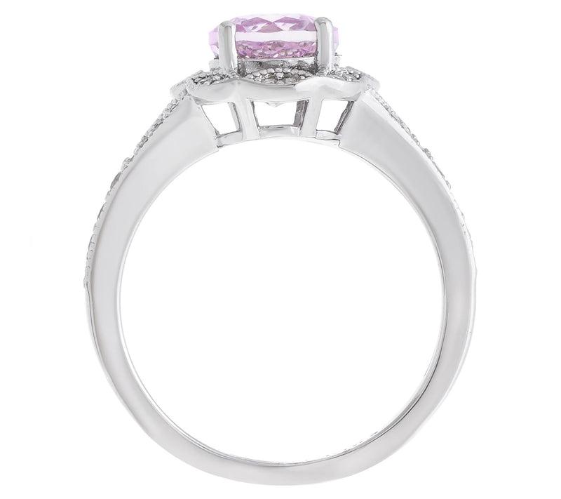 Affinity Gems Multi-Gemstone Engagement Ring, Serling Silver — View 3