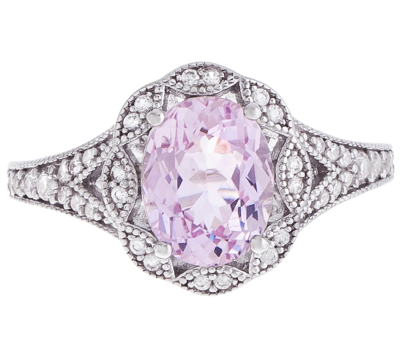 Affinity Gems Multi-Gemstone Engagement Ring, Serling Silver — View 2