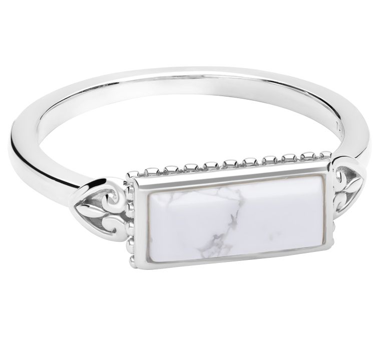Elyse Ryan Sterling Silver Magnesite Ring — Main view