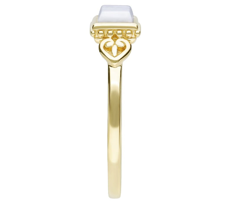 Elyse Ryan 14K Gold Clad Magnesite Ring — View 3